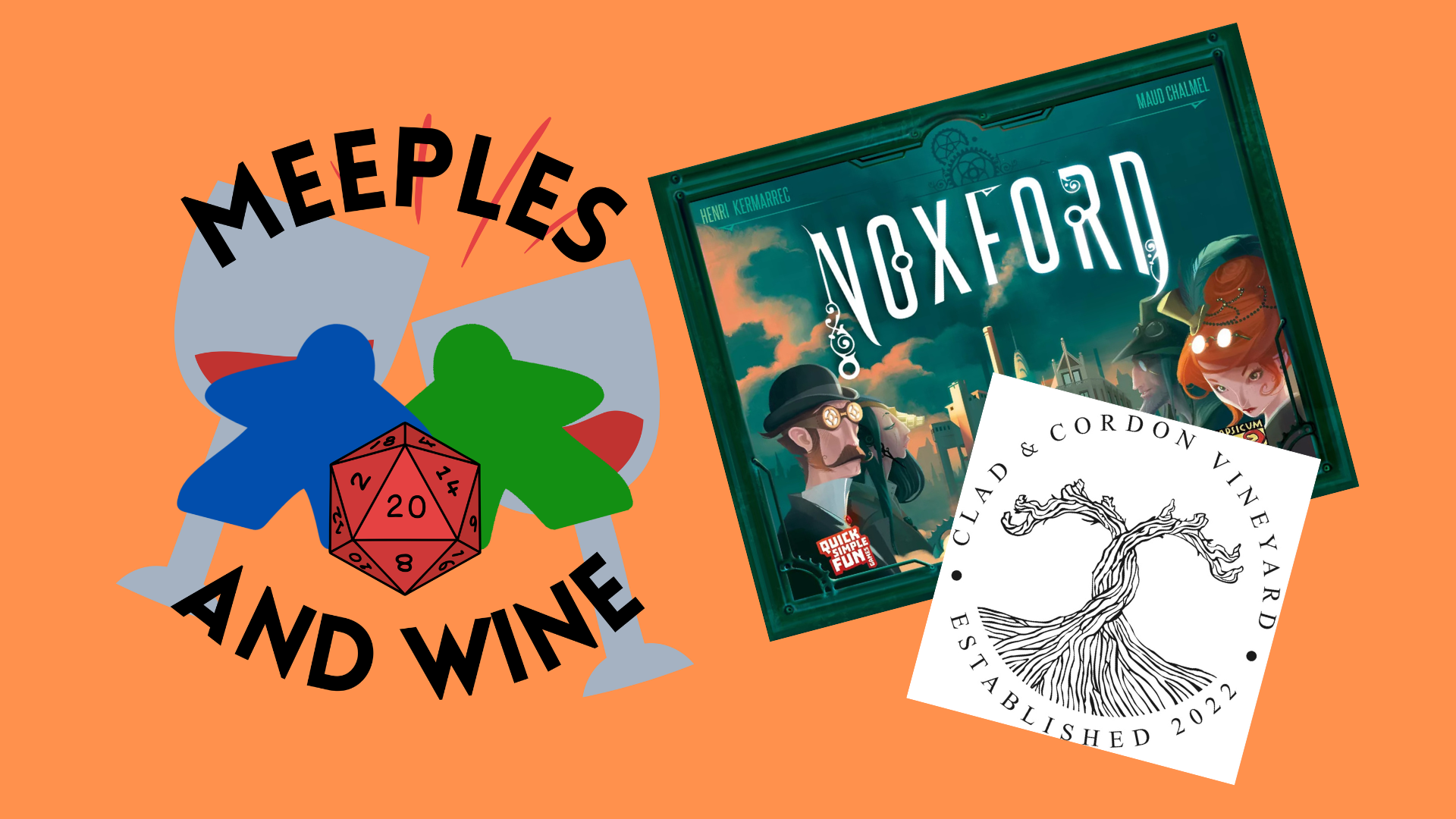 Noxford and Clad & Cordon Cab Sauv – Meeples And Wine