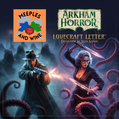 Arkham Horror Lovecraft Letter and Cult Cabernet Sauvignon